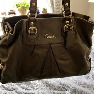 Bronze coach handbag